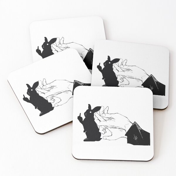Artikelvorschau, F Du Mittelfinger-Kaninchen-Tierschattenpuppe entworfen und verkauft von acquiesce13.