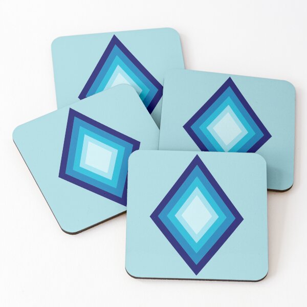 Item preview, Layered Blue Gradient Diamonds designed and sold by Nightlight0.
