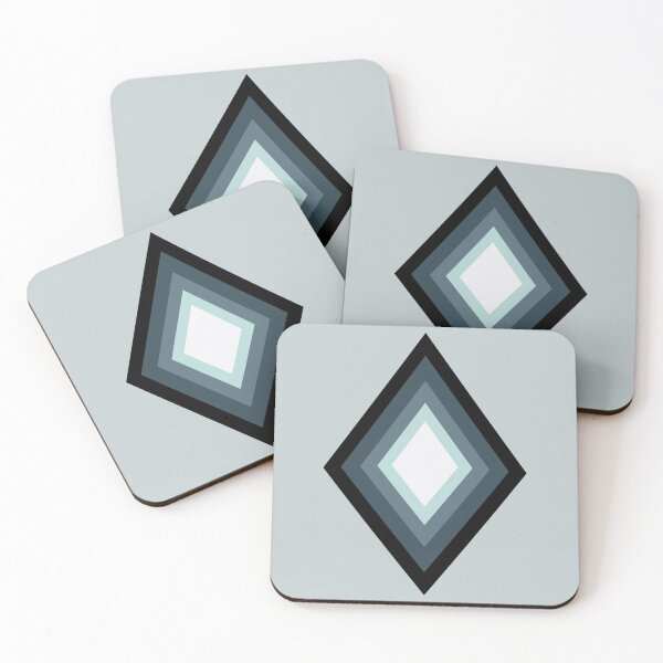 Item preview, Layered Black and White Gradient Diamonds designed and sold by Nightlight0.