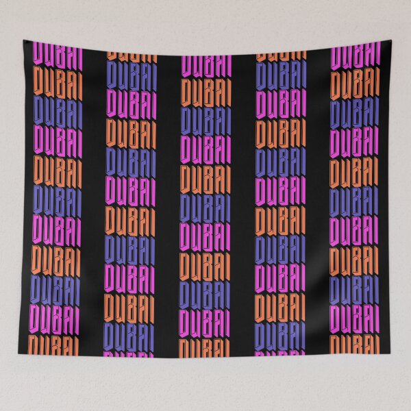 Item preview, Dubai Retro Vintage Colorful Art Design . designed and sold by hasondx.