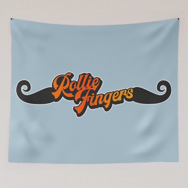 Item preview, Retro Rollie Fingers Handlebar Mustache Tribute designed and sold by acquiesce13.