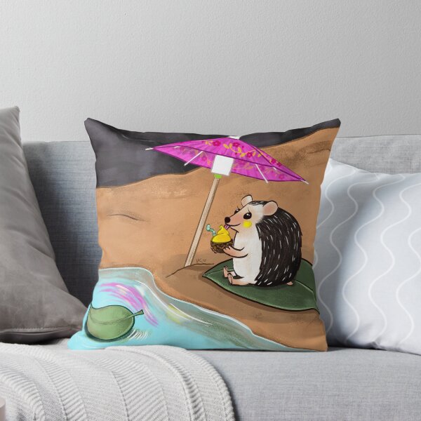 Item preview, Hedgehog Beach Day designed and sold by veveisme.