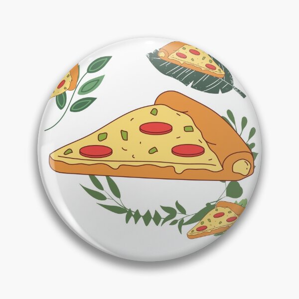 Item preview, Aesthetic Pizza Pattern designed and sold by ChewingArts.