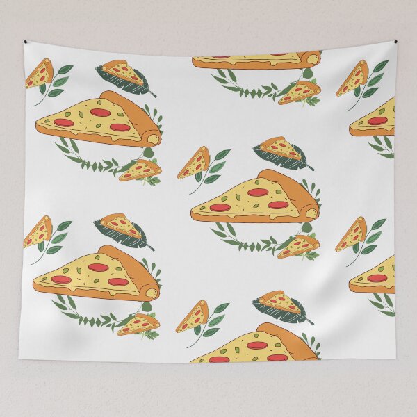 Item preview, Aesthetic Pizza Pattern designed and sold by ChewingArts.