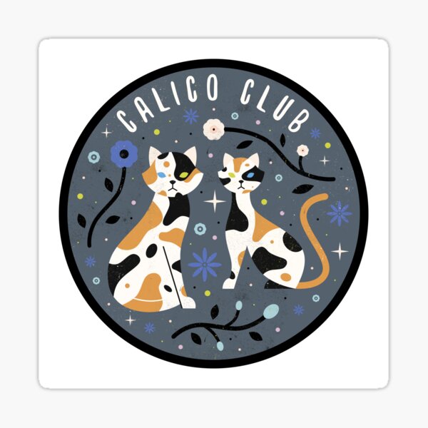 Calico Club Sticker