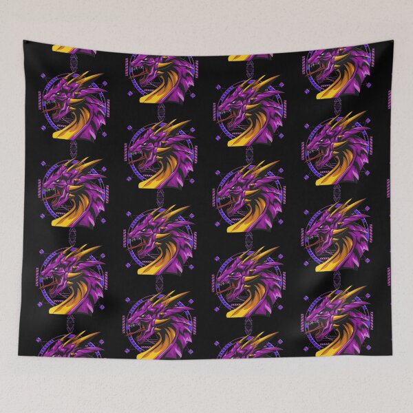 Item preview, Horned Purple Dragon designed and sold by Trinket-Trickster.