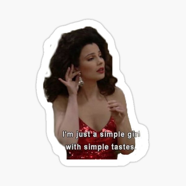 Item preview, Fran Fine Sticker designed and sold by jennasbubble.