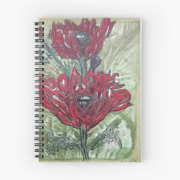 Artikelvorschau, Krause Mohnblumen entworfen und verkauft von Angela Kann Art.