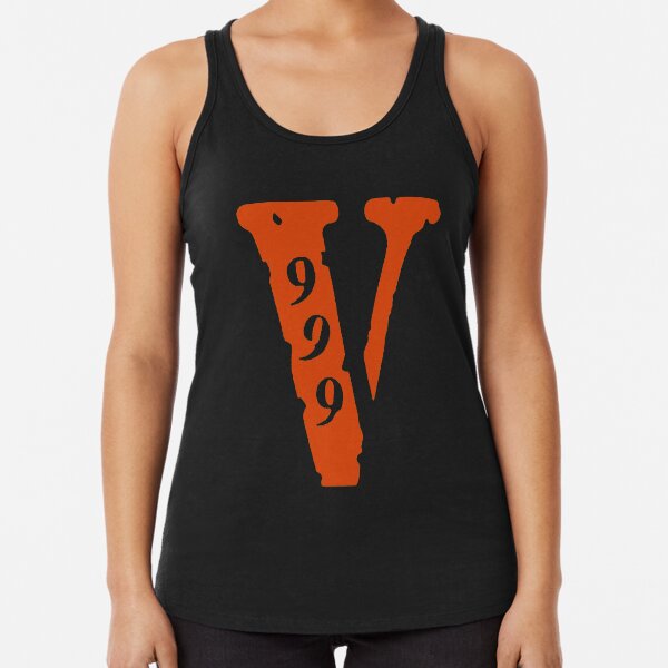 red v and white background Racerback Tank Top