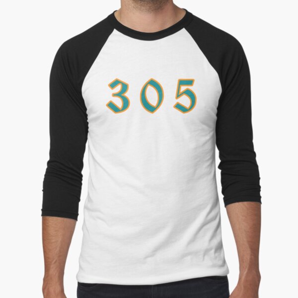 305 - Miami Heat Baseball ¾ Sleeve T-Shirt for Sale by boribana