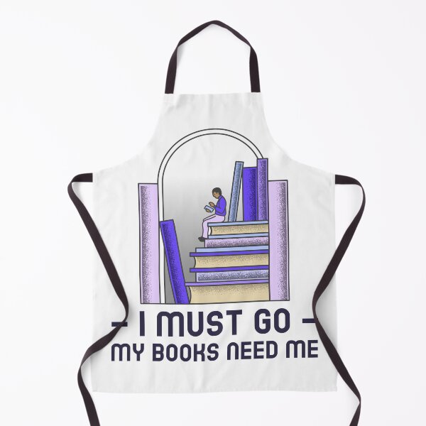 Item preview, I Must Go, My Books Need Me designed and sold by erinbookdragon.