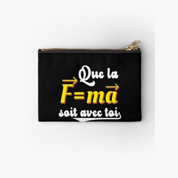 Aperçu de l'œuvre Que la force soit avec toi: cadeau drôle pour les profs de physique et les profs agrégés créée et vendue par thegiftedadult.