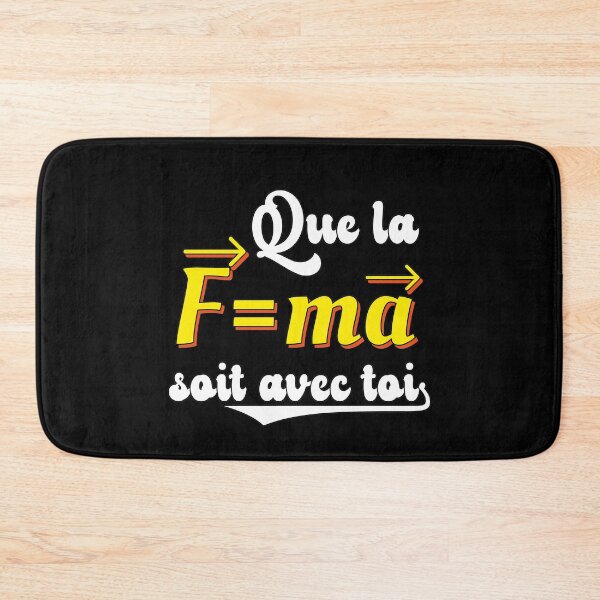 Item preview, Que la force soit avec toi: cadeau drôle pour les profs de physique et les profs agrégés designed and sold by thegiftedadult.
