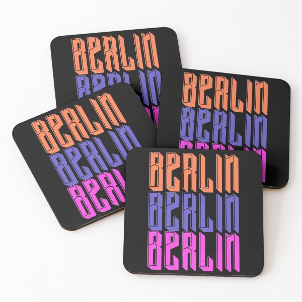 Item preview, Berlin City germany Retro Vintage Colorful Art Design . designed and sold by hasondx.