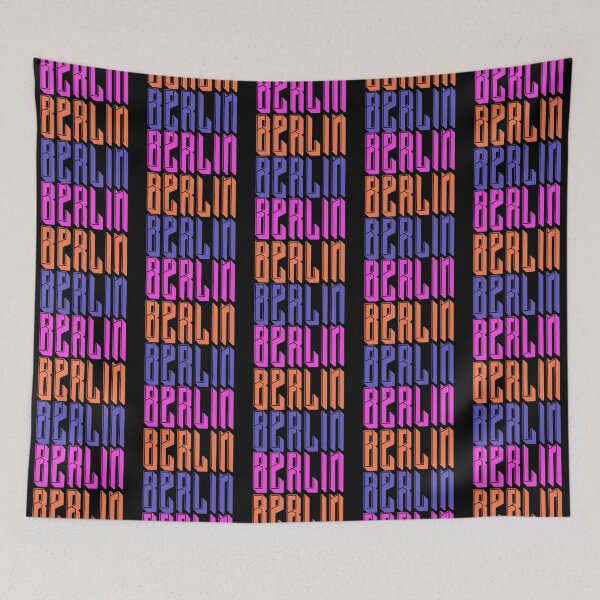 Item preview, Berlin City germany Retro Vintage Colorful Art Design . designed and sold by hasondx.