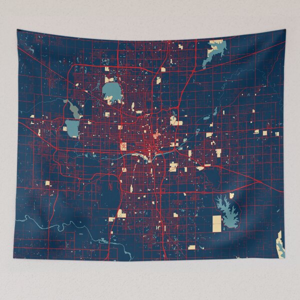 Item preview, Oklahoma City Map of the USA - Hope designed and sold by deMAP.