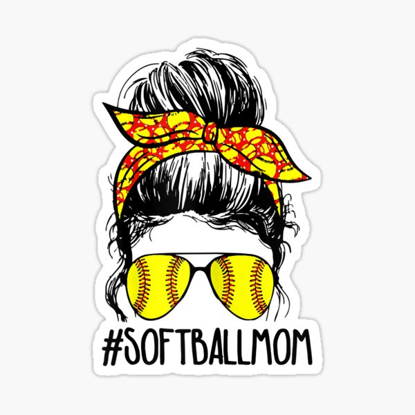 Softball Mom - softballmom Sticker