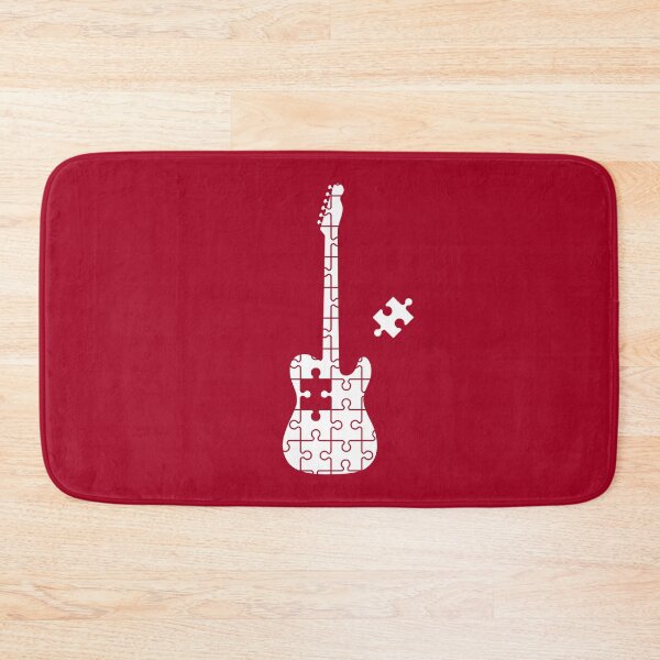 Artikelvorschau, Puzzle T-Style E-Gitarre Silhouette entworfen und verkauft von nightsworthy.