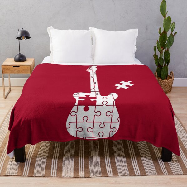 Artikelvorschau, Puzzle T-Style E-Gitarre Silhouette entworfen und verkauft von nightsworthy.