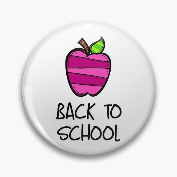 Item preview, Back to School Pink Apple! (on White) designed and sold by PawsitiveMum.