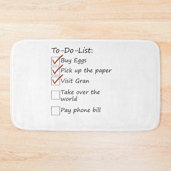 Item preview, Evil To Do List designed and sold by Bridget Beswick.