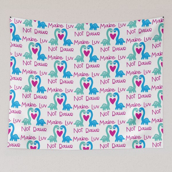 Item preview, Make Luv Not Rawr designed and sold by Lori P.