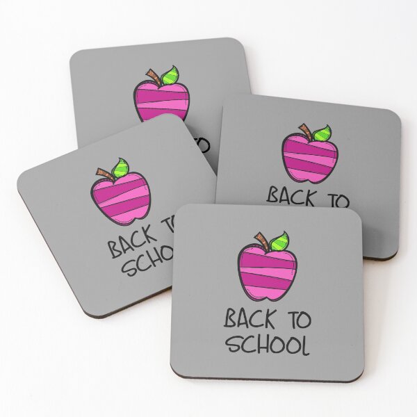 Item preview, Back to School Pink Apple! (on Grey) designed and sold by PawsitiveMum.