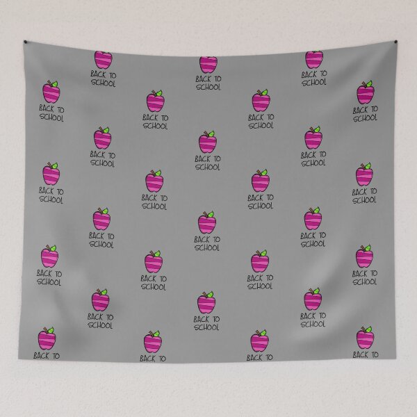 Item preview, Back to School Pink Apple! (on Grey) designed and sold by PawsitiveMum.