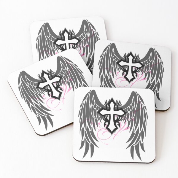 Item preview, NEOKAI - Winged Tribal  Cross  designed and sold by trillakami.