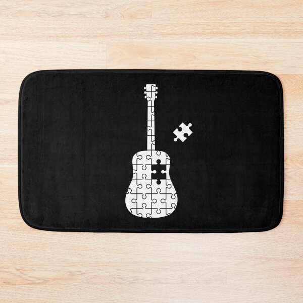 Item preview, Puzzle Acoustic Guitar Silhouette designed and sold by nightsworthy.