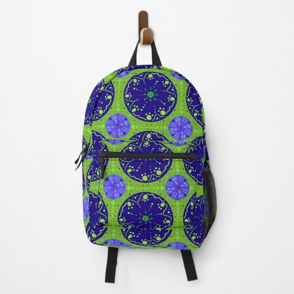 Item preview, Blue and Green Mandala designed and sold by LawsonFabrics.
