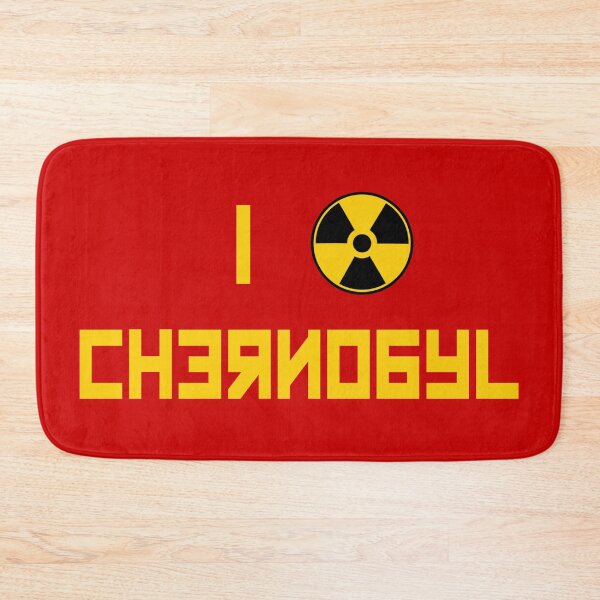 Item preview, I ☢️ CHERNOBYL (on red) designed and sold by DotorEaon.
