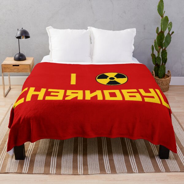 Item preview, I ☢️ CHERNOBYL (on red) designed and sold by DotorEaon.