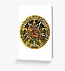 Sabbat Pentacle for Mabon the Autumnal Equinox Greeting Card