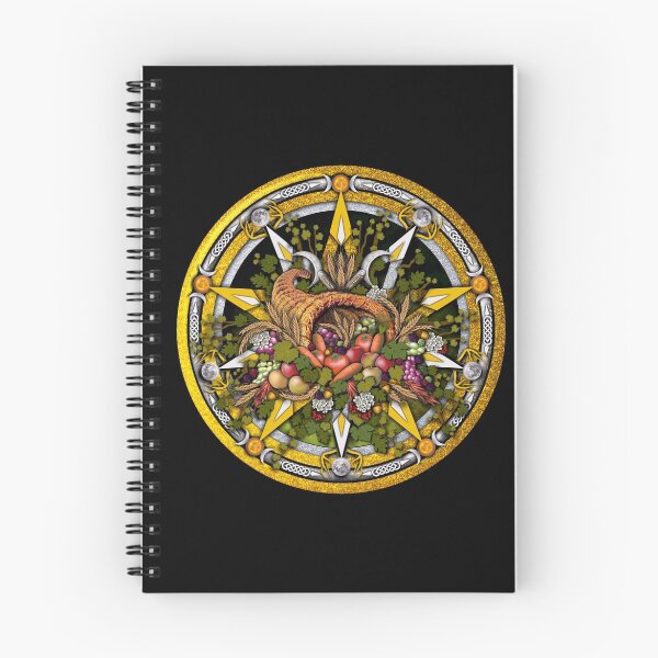 Artikelvorschau, Sabbat-Pentagramm für Mabon, die Herbst-Tagundnachtgleiche entworfen und verkauft von Naumaddic Arts.