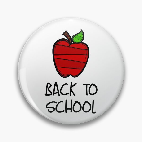 Item preview, Back to School Red Apple! (on White) designed and sold by PawsitiveMum.