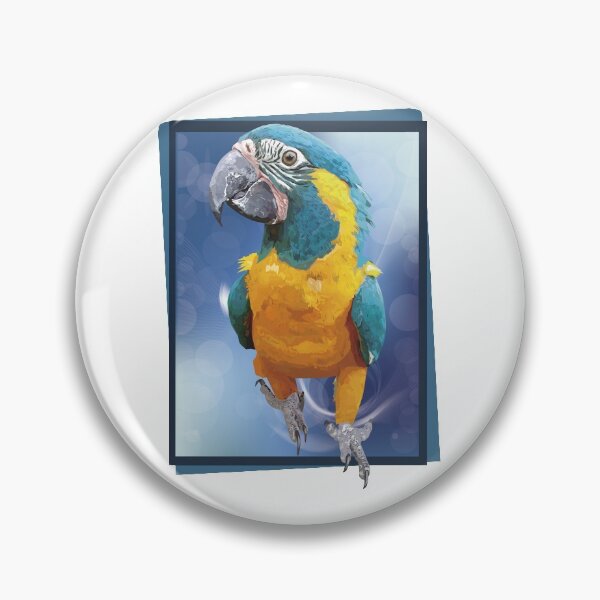 Item preview, Bluebeard macaw designed and sold by obscurite.