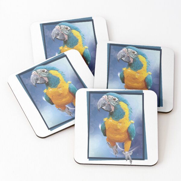 Item preview, Bluebeard macaw designed and sold by obscurite.