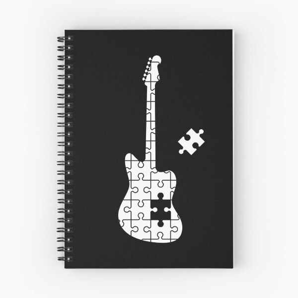 Item preview, Puzzle Offset Style Electric Guitar Silhouette designed and sold by nightsworthy.