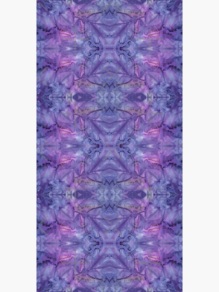 Disover Purple Magic Tie Dye Premium Matte Vertical Poster