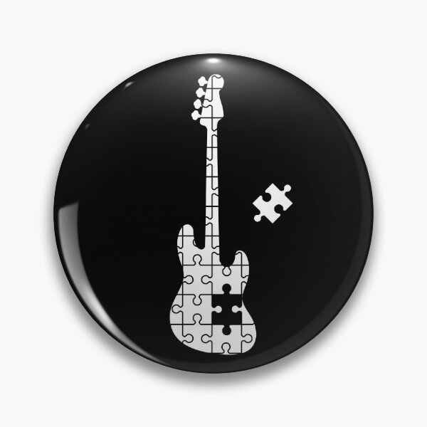 Item preview, Puzzle Bass Guitar Silhouette designed and sold by nightsworthy.