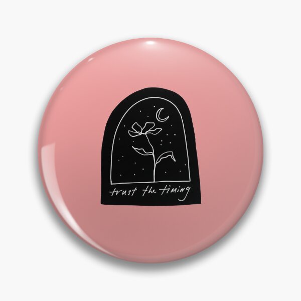 Item preview, Trust the Timing Black and White Sticker MHN designed and sold by morgansgoods.