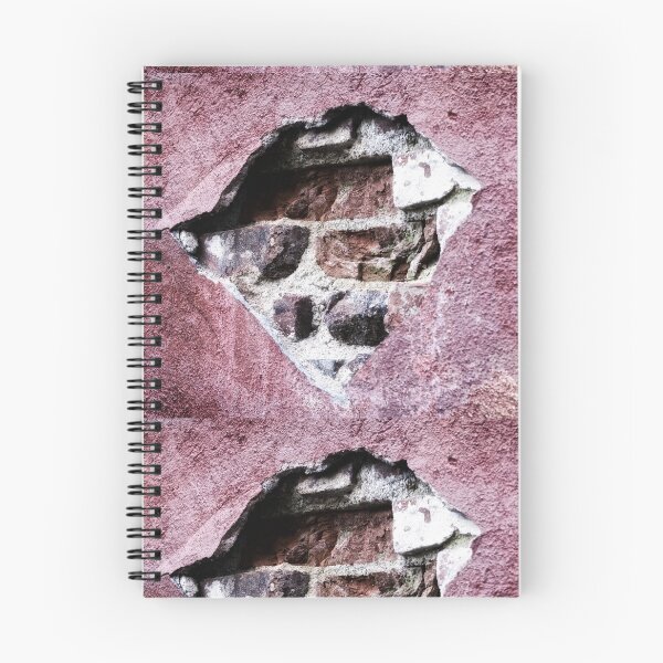 Item preview, hole in pink cracked wall designed and sold by Stephen Orsillo.