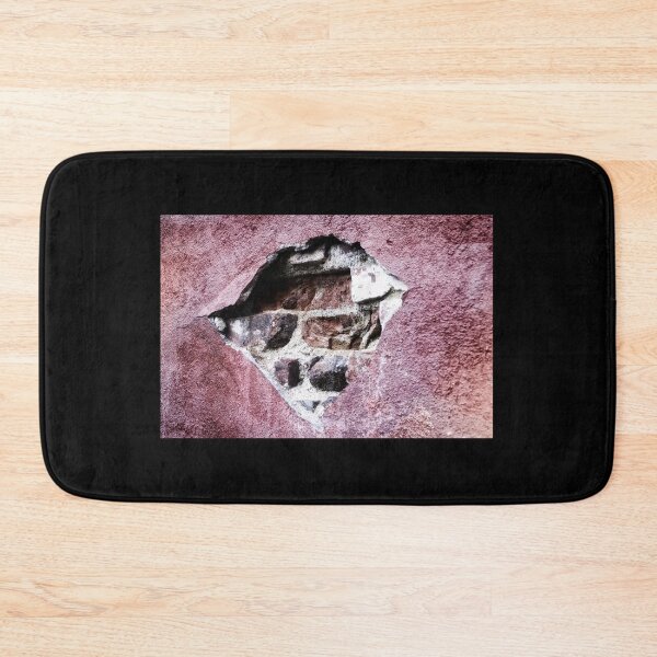 Item preview, hole in pink cracked wall designed and sold by Stephen Orsillo.
