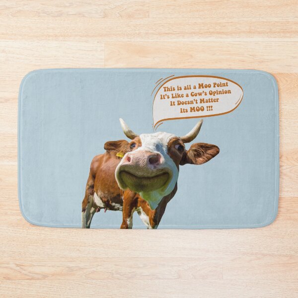 Item preview, Funny Animal Stickers: This is all a Moo Point designed and sold by Memiefy.