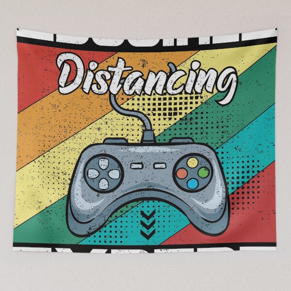 Item preview, Social Distancing Expert Gaming Video Gamer designed and sold by hasanmasud.