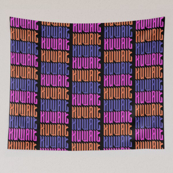 Item preview, Kuwait ,Kuwait Capital City Retro Vintage Colorful Art Design . designed and sold by hasondx.