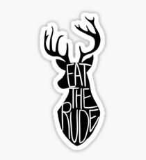 Eat the Rude Sticker
