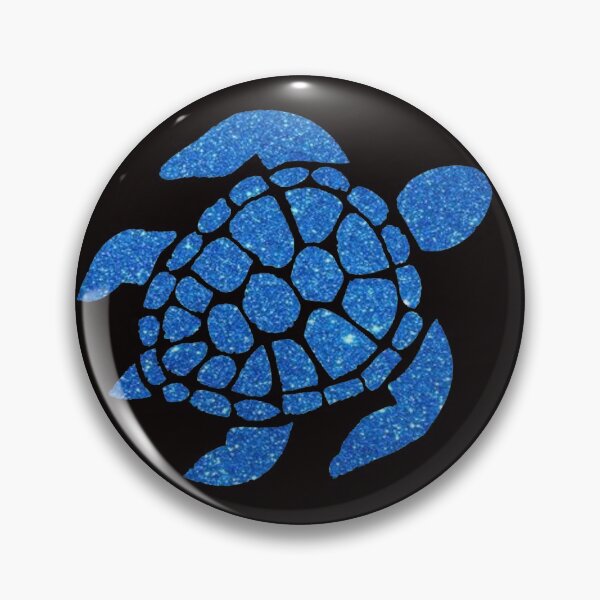 Item preview, Blue Faux Glitter Turtle designed and sold by Felicity-K.
