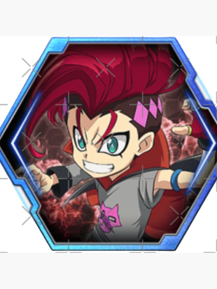 Shu Kurenai from Beyblade Burst Pin for Sale by LCrafty7